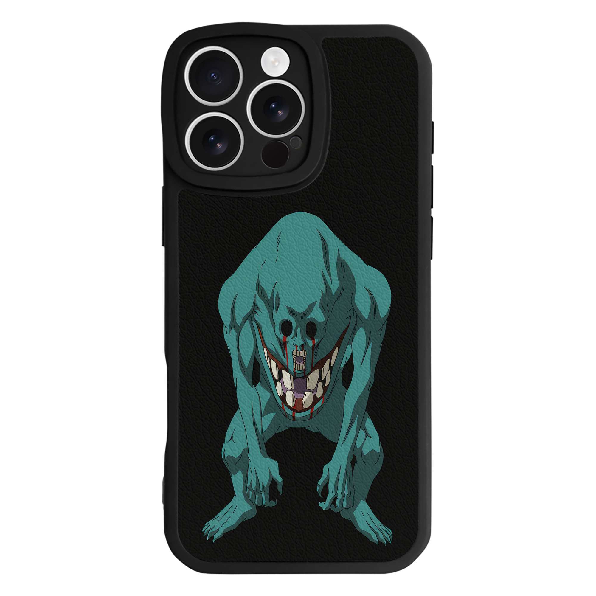 （画像用） 呪術廻戦 Jujutsu Kaisen 【iPhone 16シリーズ対応】シリコンスマホケース（レザー調） 材質：シリコン